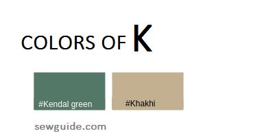 Color Names In Fashion : Reference Guide For 100+ Colours - SewGuide