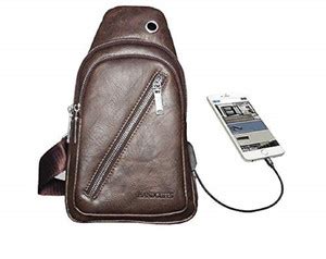 HANDCUFFS Crossbody Backpack Shoulder Chest Bag with Charging Port for ...