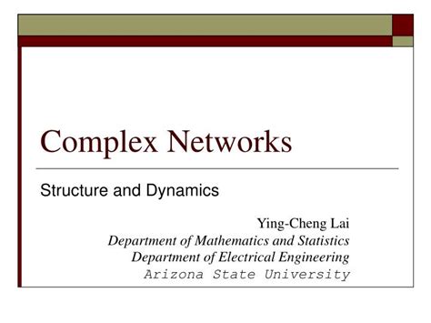 Image result for Complex Networks Shows
