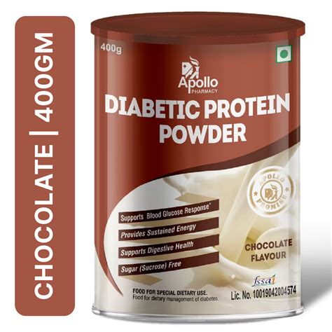 Apollo Pharmacy Diabetic Protein Chocolate Flavour Powder, 400 gm Price ...