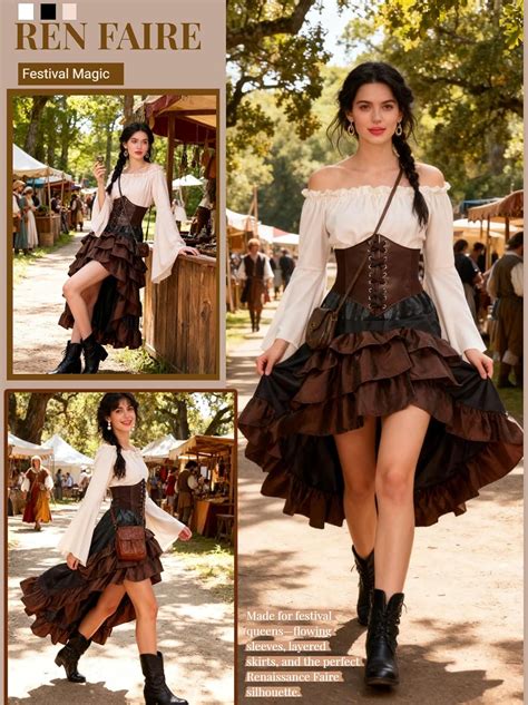 Verceco Pirate Costume Women Outfit with Renaissance India | Ubuy