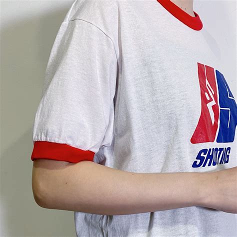 white and red ringer tee | LEMON