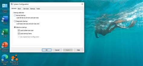 Image result for System Configuration Normal Startup