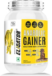 Eligator Anabolic Gainer Powder High Protein Muscles Weight Mass Gainer ...