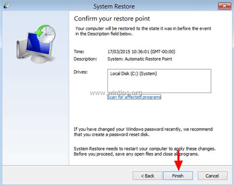 Image result for Run System Restore Windows 1.0
