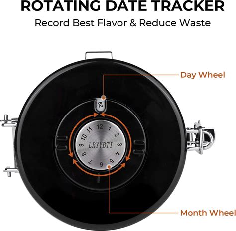 Buy Coffee Canisters, Airtight Stainless Steel Coffee Bean Storage ...