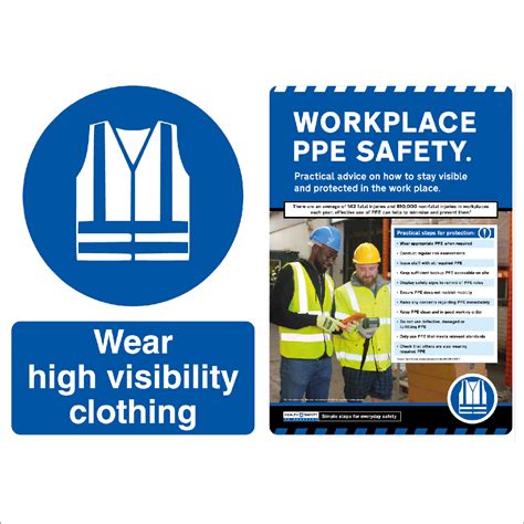Wear Hi Vis Clothing/Workplace PPE Safety | VSafety