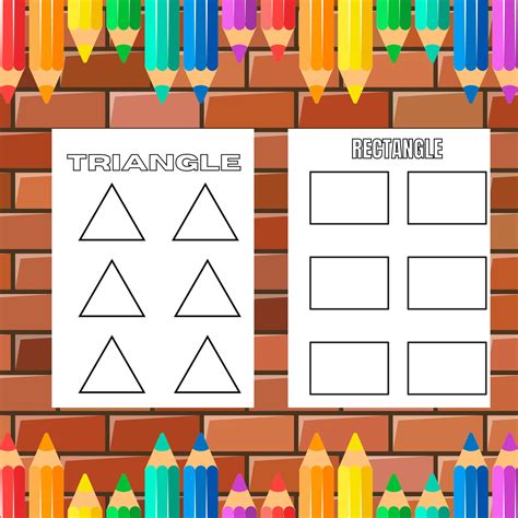 Image result for Shapes Color Sheets