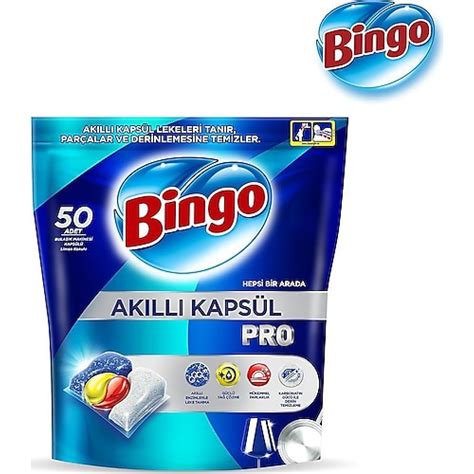 BİNGO AKILLI KAPSÜL PRO HEPSİ BİR ARADA 50 TABLET - 8690536907793