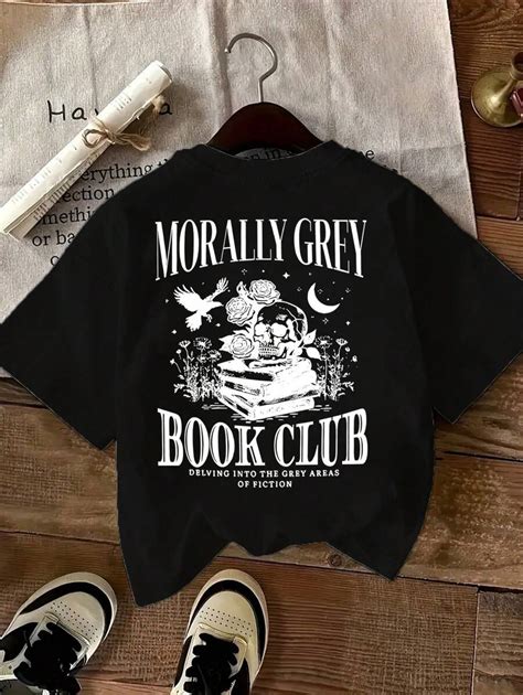 Women's Letter & Skeleton Print Round Neck Short Sleeve Casual T-Shirt ...