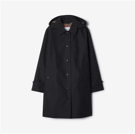 Mid-length Car Coat in Black - Women | Burberry® Official