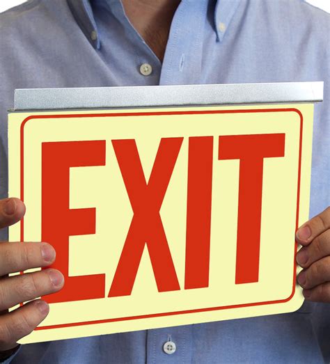 Image result for Cool Exit Sign