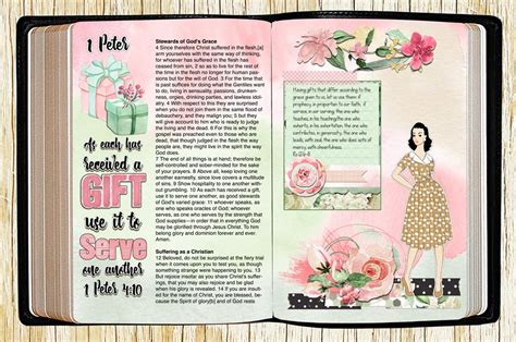 Spiritual Gifts Bible Journaling Kit Digital & Printable - Etsy