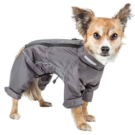 Dog Helios ® 'Hurricanine' Waterproof And Reflective Full Body Dog Coat ...