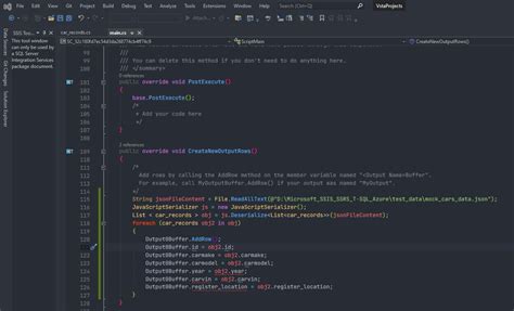 SSIS JSON Primitive Error 的图像结果
