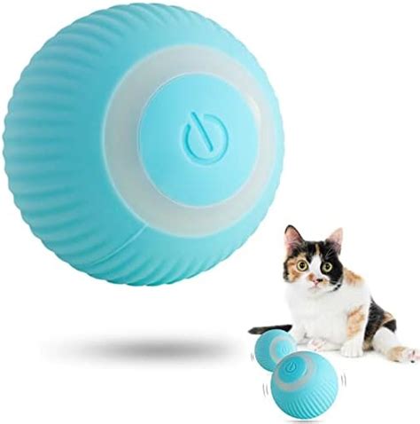 AMESEDAK Automatic Rolling Cat Ball Interactive Smart Toy, Indoor Cat ...