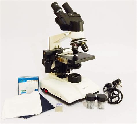 LABOHOUSE Binocular Lab Pathological Inclined Microscope with 50 Blank ...