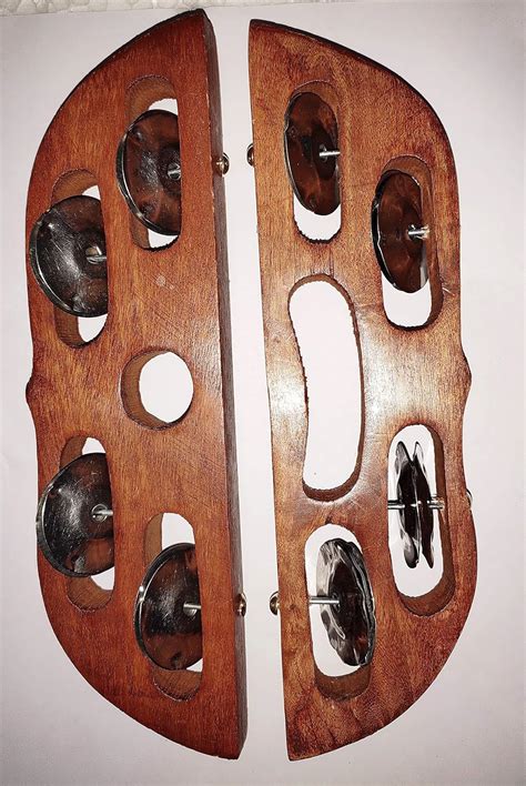 New Jaibharat Musicals khartal 9.5 inch (1 pair) : Amazon.in: Musical ...