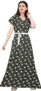 9shines label Women Nighty with Robe - Buy 9shines label Women Nighty ...