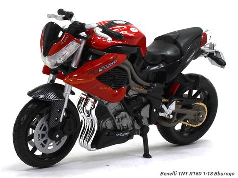 Benelli TNT R160 1:18 Bburago diecast scale model bike | Scale Arts India