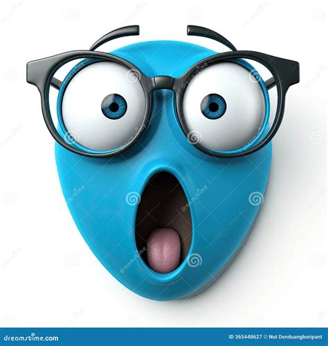 Shocked Old Man In Glasses Portrait Isolated Vector Style ...