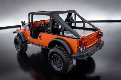 Jeep Built an Electric-Powered CJ Restomod 4x4 for This Year's SEMA Show—Check it Out