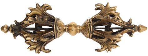 Buy Exotic India Nine Pronged Dorje - Brass Statue Online at Low Prices ...