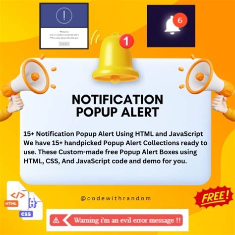 Pop Up Message HTML 的图像结果