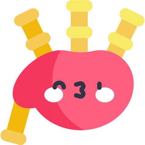 Icône de Cornemuse Kawaii Flat | Freepik