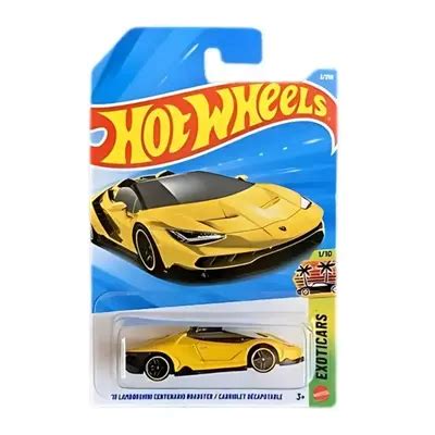 Hot Wheels Lamborghini Centenario Roadster Yellow A Case 26