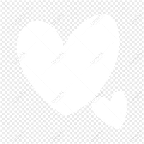 White Heart,white Gradient,heart Shape,hand Drawn Heart Shaped PNG ...