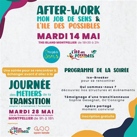After-Work Mon Job de Sens x Ile des Possibles, The Island - Coworking ...