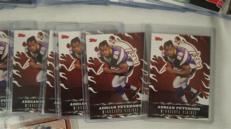 Lot Detail - Adrian Peterson Rookie Football Card Collection