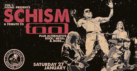 SCHISM - A Tribute To TOOL, The Lucky Sparrow Pub, Athens, 27 January ...