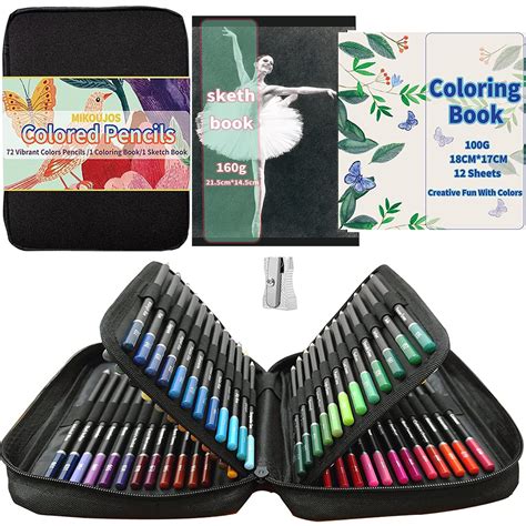 Buy 72 Colored Pencils for Adult Coloring Books| Coloring Pencils ...