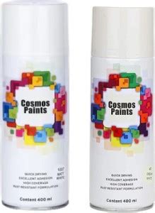 Cosmos Matt White &, Cream White Combo Spray Paint 400 ml Price in ...