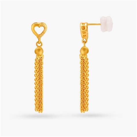 Pear Shape Contemporary Drop Earrings