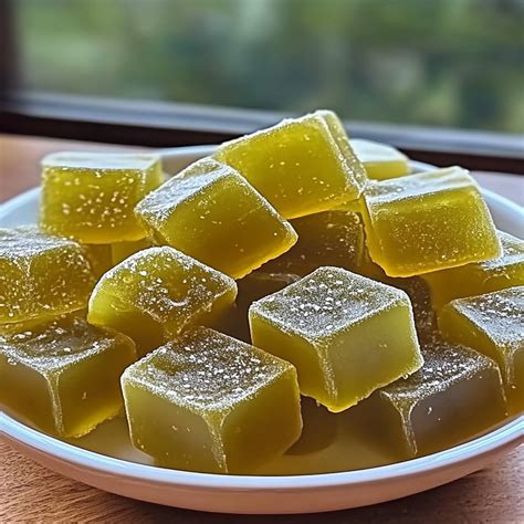 Green Tea, Lemon & Ginger Chews