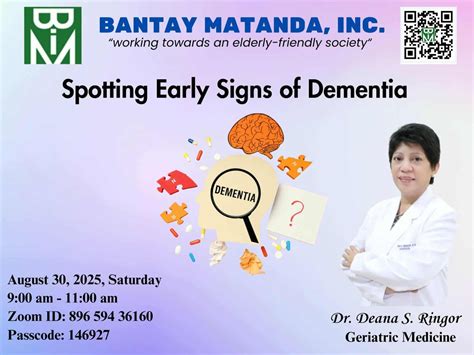 Bantay Matanda Lay Forum, Barangay 813, Manila City, 30 August 2025 ...