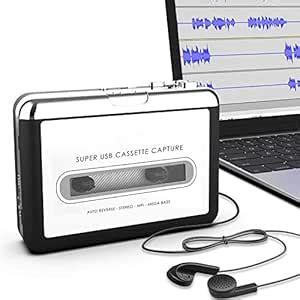 atdaraz Portable Old Tape Cassette Convert to Mp3 Player Converter with ...