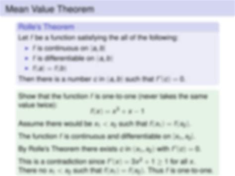 Image result for Mean Value Theorem Calculus