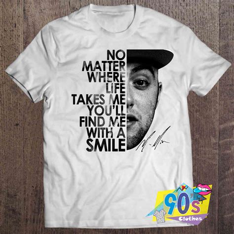 Find Me With A Smile Mac Miller T Shirt On Sale - 90sclothes.com