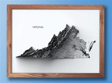Virginia Elevation Map – Massive Wanderlust
