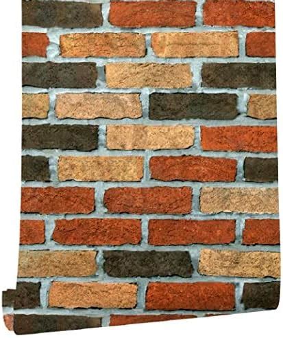 UNIVOCEAN Modern Brick Style 3D Wall Poster,Wallpaper,Wall Sticker,PVC ...