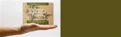 Nourish Organics Almond Buckwheat Cookies, 120gm Pack High in Protein ...