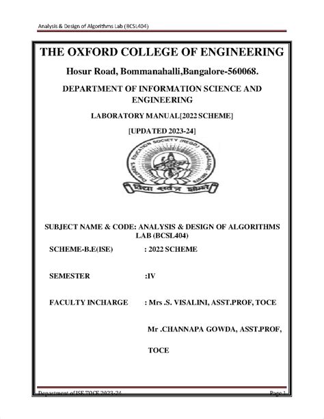 Pdf-ada-lab-manual-updated-2023-24 compress - THE OXFORD COLLEGE OF ...