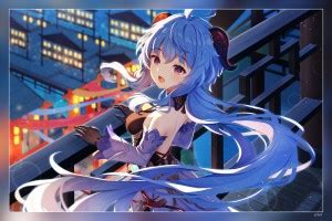 Ganyu Genshin Impact Matte Finish Poster Paper Print - Animation ...