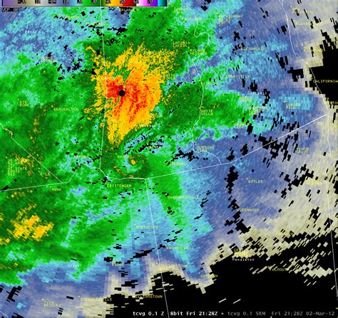 March 2, 2012 -- Tornado near Crittenden and Piner