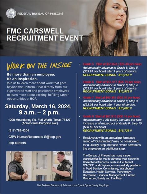 Mark your calendars for an exciting recruitment event at the Federal ...