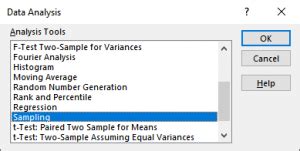 How to Select Sample Using Excel 的图像结果